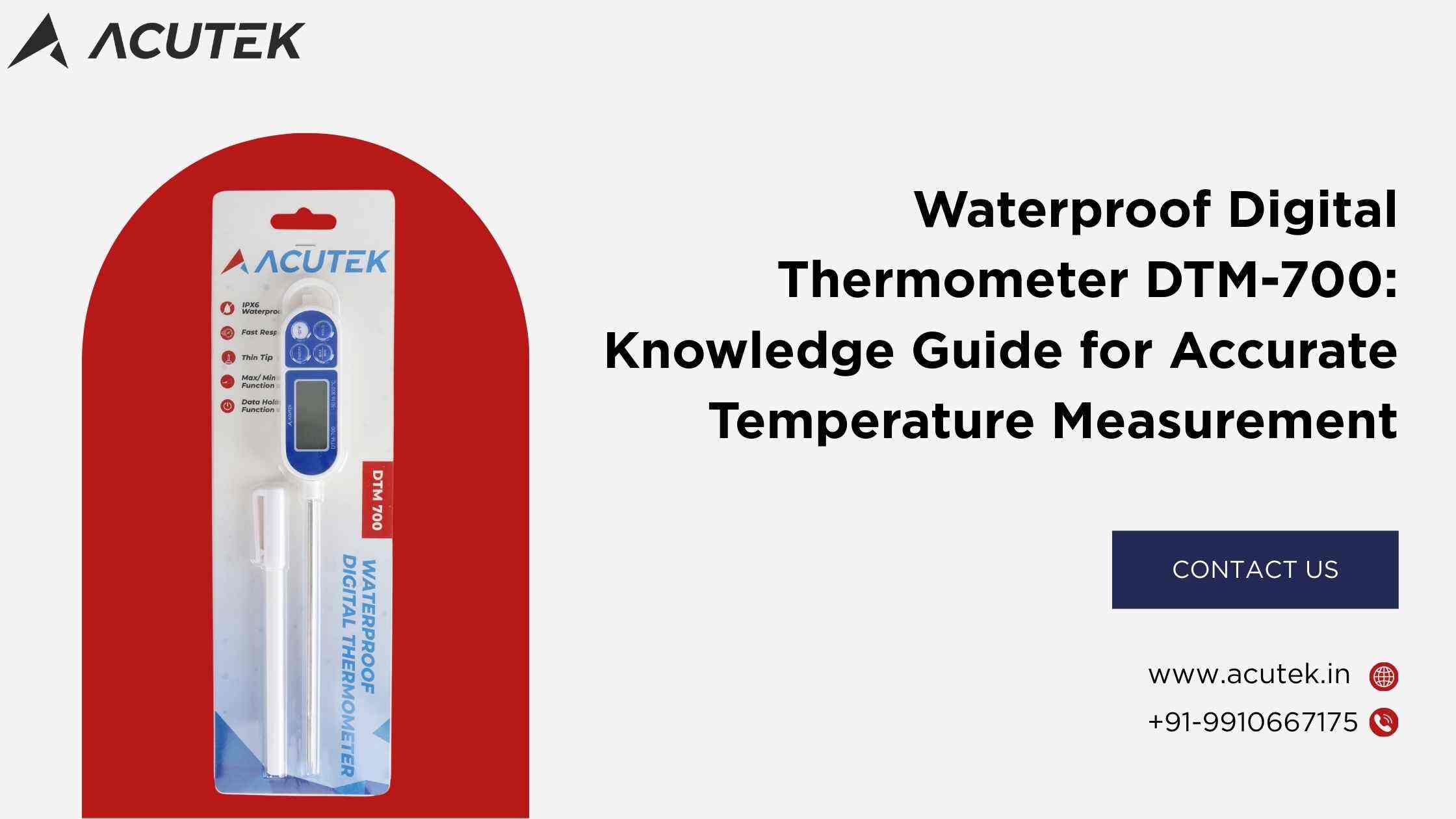 Waterproof Digital Thermometer